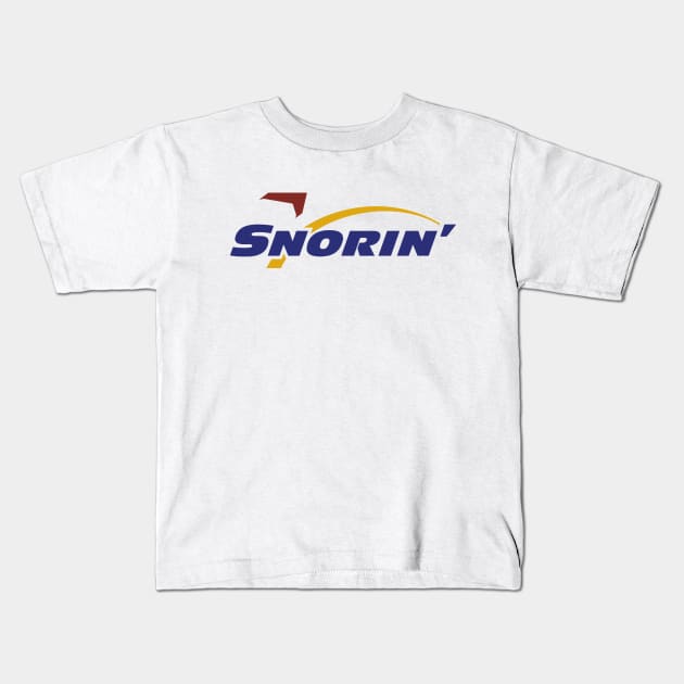 Snorin' Kids T-Shirt by rossawesome